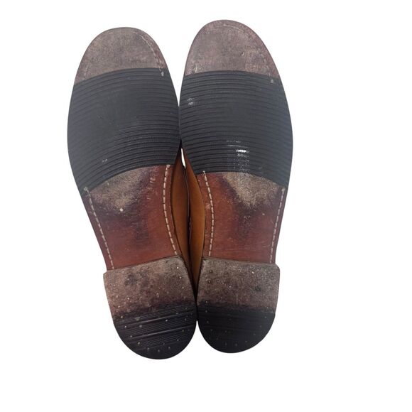 Men\'s FootJoy USA Slip On Loafers Dress Shoes Size 9 C Brown Leather Kiltie Bow main image 14